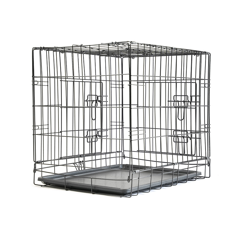 DH016-1 Madra Peataí Miotail Infhillte agus Kennel Cat Cage