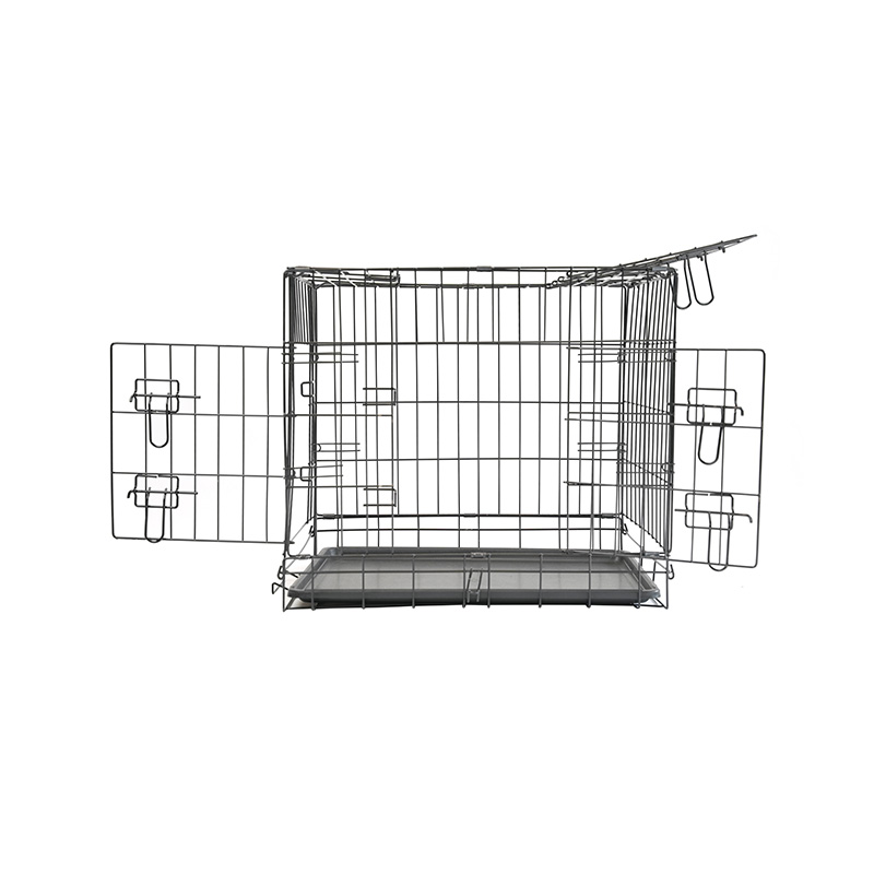 DH016-1 Madra Peataí Miotail Infhillte agus Kennel Cat Cage