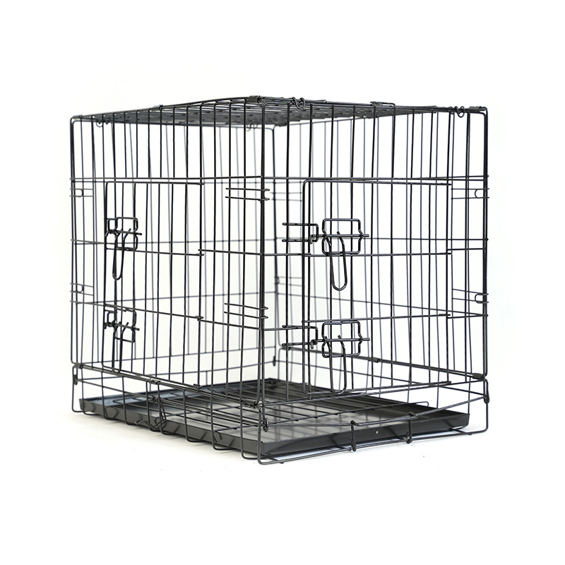 DH016-1 Madra Peataí Miotail Infhillte agus Kennel Cat Cage