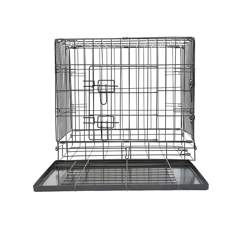 DH016-1 Madra Peataí Miotail Infhillte agus Kennel Cat Cage