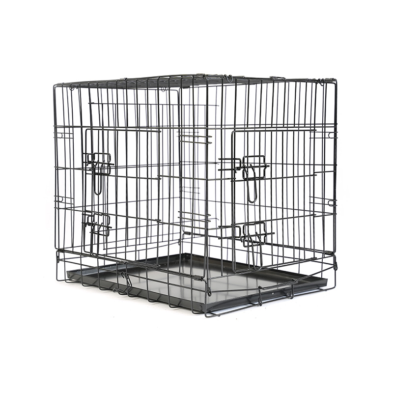 DH016-1 Madra Peataí Miotail Infhillte agus Kennel Cat Cage